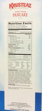 Krusteaz SWEET CREAM PANCAKE Mix 5lbs. (2-Pack) Restaurant Quality