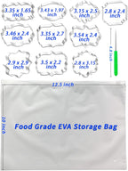 Frame Cookie Cutters 10 Shapes with 6 Cookie Scribes & 1 Storage Bag, Plaque Fondant Dough Cutters Baking Tools Kitchen Accessories for Home Daily Holiday Party