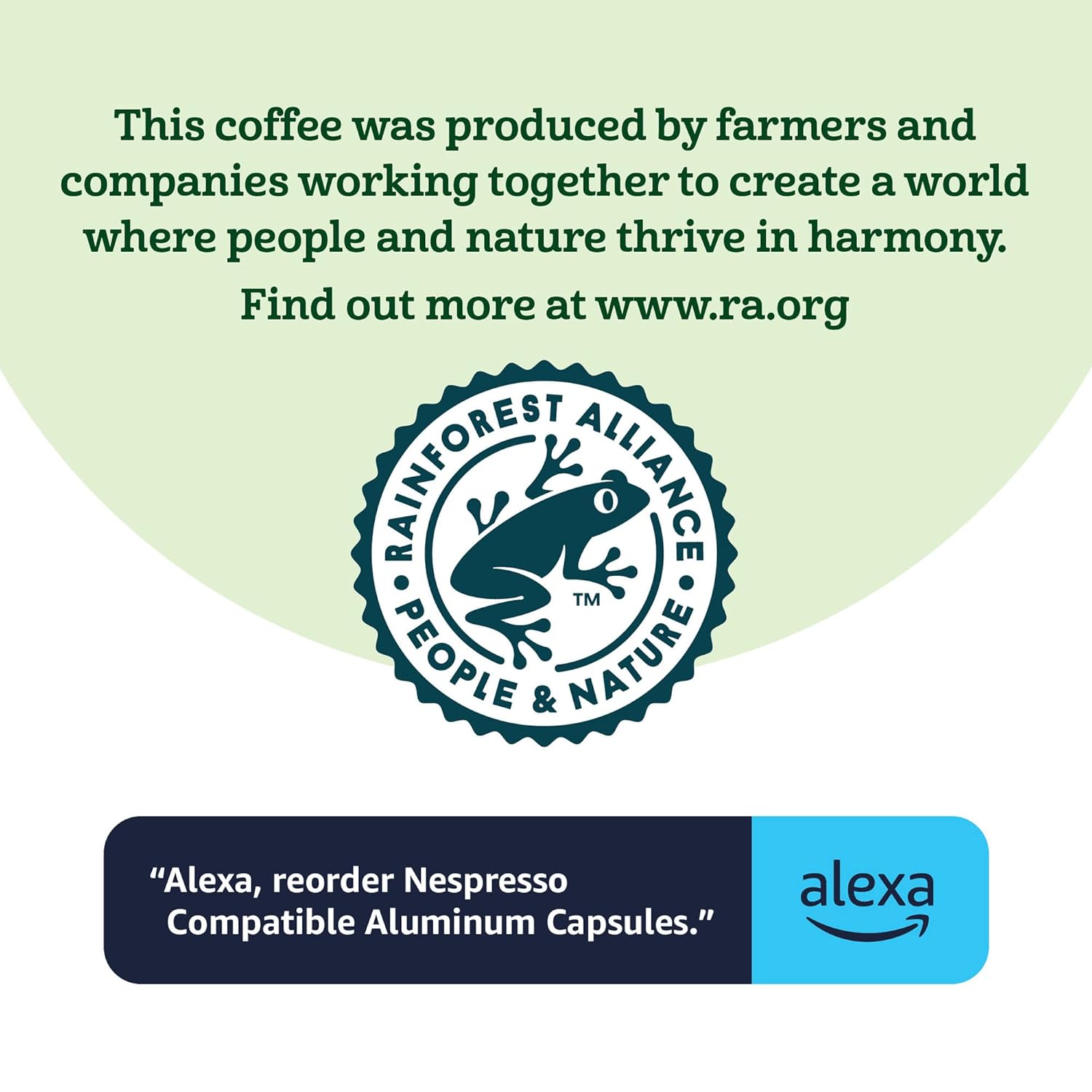 Amazon Fresh Espresso Dark, Medium & Light Roast Aluminum Capsules, Variety Pack, Compatible with Nespresso Original Brewers, 100 Count (10 Packs of 10)