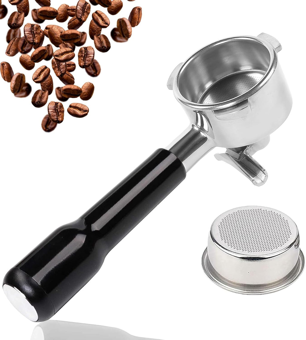 Espresso Portafilter 54mm Double Spout Compatible with Breville Bambino Plus (BES500) Infuser (BES840XL) 54mm Breville Barista Series-ABS Handle - Stainless Steel Filter Basked Included