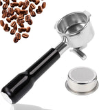 Espresso Portafilter 54mm Double Spout Compatible with Breville Bambino Plus (BES500) Infuser (BES840XL) 54mm Breville Barista Series-ABS Handle - Stainless Steel Filter Basked Included