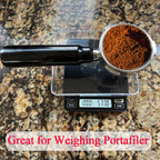 Espresso Scale, Small Coffee Scale, Rechargeable and Water-Resistant, Auto Timer & Auto Tare, Coffee Brewing Scale, 2000g/0.1g, Espresso Scale with Handy Case,70 oz / 0.01 oz, in Silver