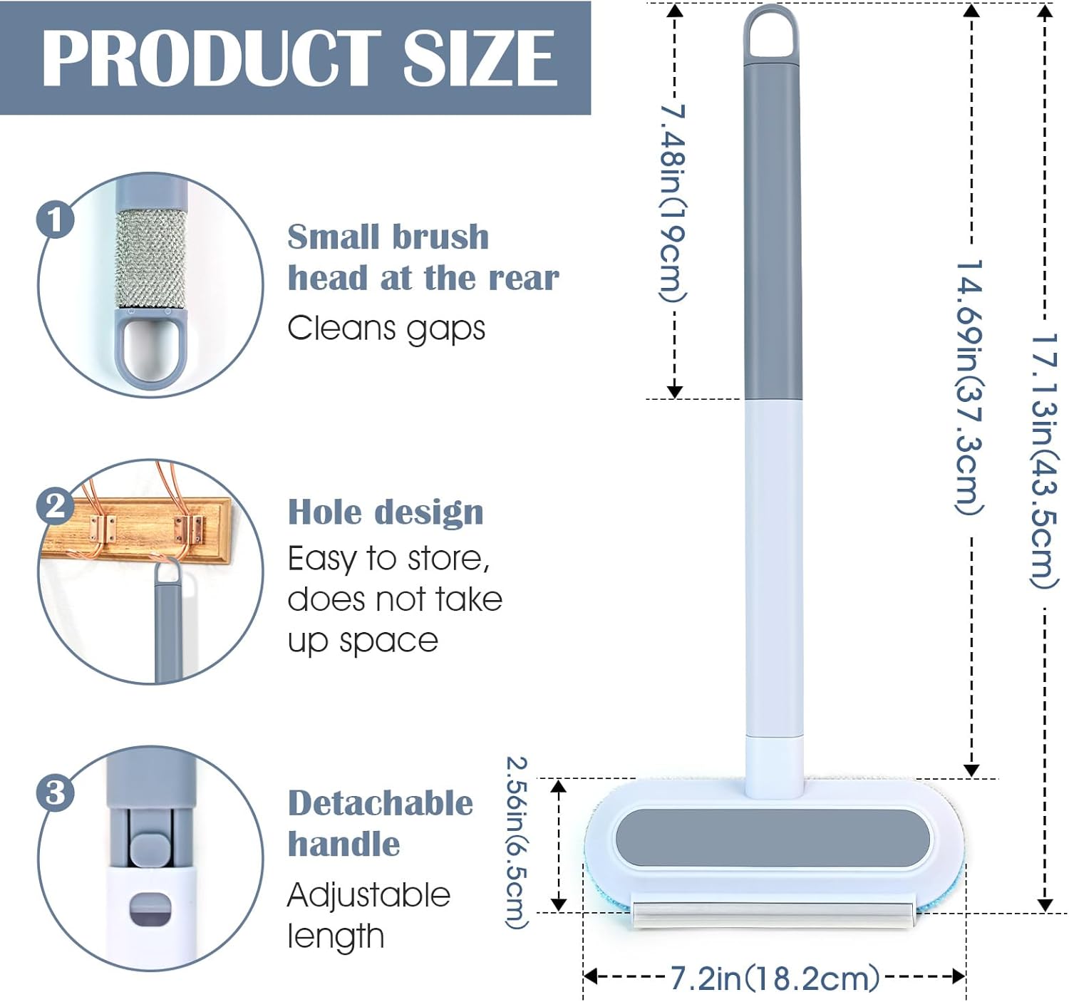Pet Hair Remover 4 in 1, Pet Hair Remover Brush for Furniture, with Carpet Rake and Lint Rollers Use for Couch, Carpet, Furniture, Bedding, Car Interior Cleaning