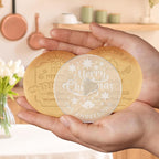 Personalized Christmas Cookie Stamp Custom Acrylic Cookie Embossing Mold with Handle for Baking Decoration