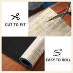 Dish Drying Mat, Diatomaceous Earth Soft Coffee Mat, Absorbent Silicone Dish Drying Mat for Kitchen Counter or Sink for Kitchen Bathroom Coffee Bar (Linear Pattern, 12 x 16 Inches)