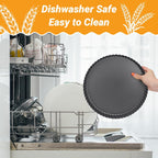 Beasea Tart Pan 10 Inch Removable Bottom, 2pcs 10 Inch Round Non Stick Pie Pans Carbon Steel Loose Base Bottom Tart Quiche Pie Tart Pans for Baking Fruit Cheese Tart Pie Desserts