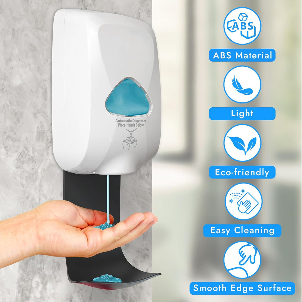 2PCS Dispenser Drip Tray Wall Mount Soap Dispenser Bracket,Laundry Detergent Drip Catcher Prevent Dripping and Spraying, Easy to Clean(Black