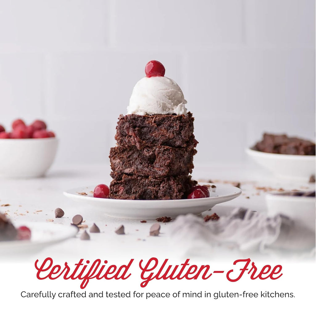 Otto's Naturals Grain-Free Paleo Double Chocolate Brownie Mix, 11.1 Oz., Top 9 Allergen-Free, Versatile for Baked Treats, Made with Organic Cassava Flour, Gluten Free, Non-GMO, Vegan, Plant-Based