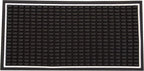 Highball & Chaser Bar Mat 12in x 6in. 1cm Thick Durable and Stylish Bar Mat for Spills, Service Mat for Coffee, Bars, Restaurants CounterTop Dish Drying Mat, Glass Drying Mat (1 pack)