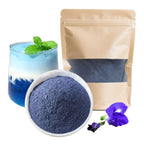 SXETBEAN Butterfly Pea Flower Powder | 3.5oz/100g Blue Food Coloring Powder | Butterfly Pea Powder for Cocktail, Smoothies, Baking | No Add Sugar