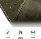 Cotton Canvas Cross Back Apron for Art Painting Garden Chef Bartender Work,Women Men 3 Pockets Waterproof Adjustable M-XXL