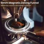 51mm Espresso Accessories Kit, Calibrated Spring Loaded Tamper, WDT Tool Espresso Machine Accessories Kit and Dosing Funnel Set, Coffee Tamper Tool and 51mm Portafilters, Barista Tools