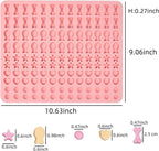 Dog Treat Molds 130 Cavity Mini Silicone Molds Star Heart Bone Fish Roud Shape for Baking Biscuits, Cookie, Candy, Chocolate, Gummy, Cookie