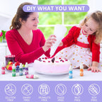 Food Coloring - 30 Colors Food Coloring Liquid, Natural Vibrant Food Color for Baking, Cookies, Easter Egg, Icing, Dessert Decorating, Fondant, Making DIY Supplies Kit - 6ml/0.25oz