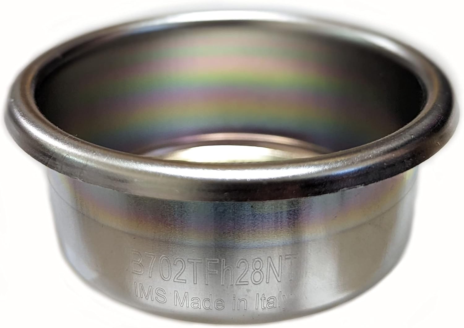 E&B Lab NT (NanoTech) Double Espresso Portafilter Basket 58mm Ridgeless (22) Silver