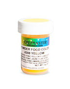 Chefmaster Yellow Dry Powder Candy Color | Vibrant Shades | Chocolate, Macarons, Fondant | Decorating | Professional-Grade Dye | Easy-to-Use | Manufactured in USA | 3 grams