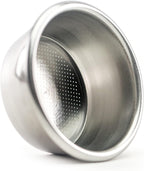 Crema Coffee Products 54mm Filter Basket | Double Shot Non-Pressurized Stainless Steel Basket | Compatible with Breville 54mm Portafilters | Precise Tapered Profile for Consistent Espresso Shots