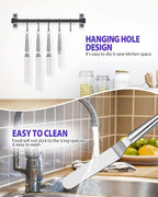 Offset Icing Spatula, Cake Angled Spatula Set with 4, 6, 8 & 10 Inch Blades, Stainless Steel Handle Suitable for Home, Kitchen or Bakery