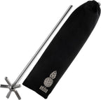 Piña Barware Swizzle Stick Stirrer - Stainless Steel with Smooth Matte Finish (One Swizzle Stick)