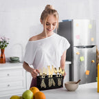 Kitchen Utensil Holder with 3Compartments Metal Mesh Silverware Caddy Organizer with Sturdy iron Base for Kitchen Countertop，White Cooking Utensil Crock