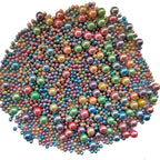 Edible Light Colorful Sugar Pearls Candy Sprinkles 120G/ 4.23Ounce Baking Cake Sprinkles Cupcake and Cake Topper Cookie Decorations Wedding Party Valentines Halloween Christmas Supplies