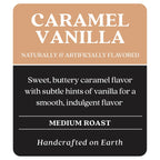 Copper Moon Single Serve Coffee Pods for Keurig K-Cup Brewers, Medium Roast, Caramel Vanilla Blend, 12 Count