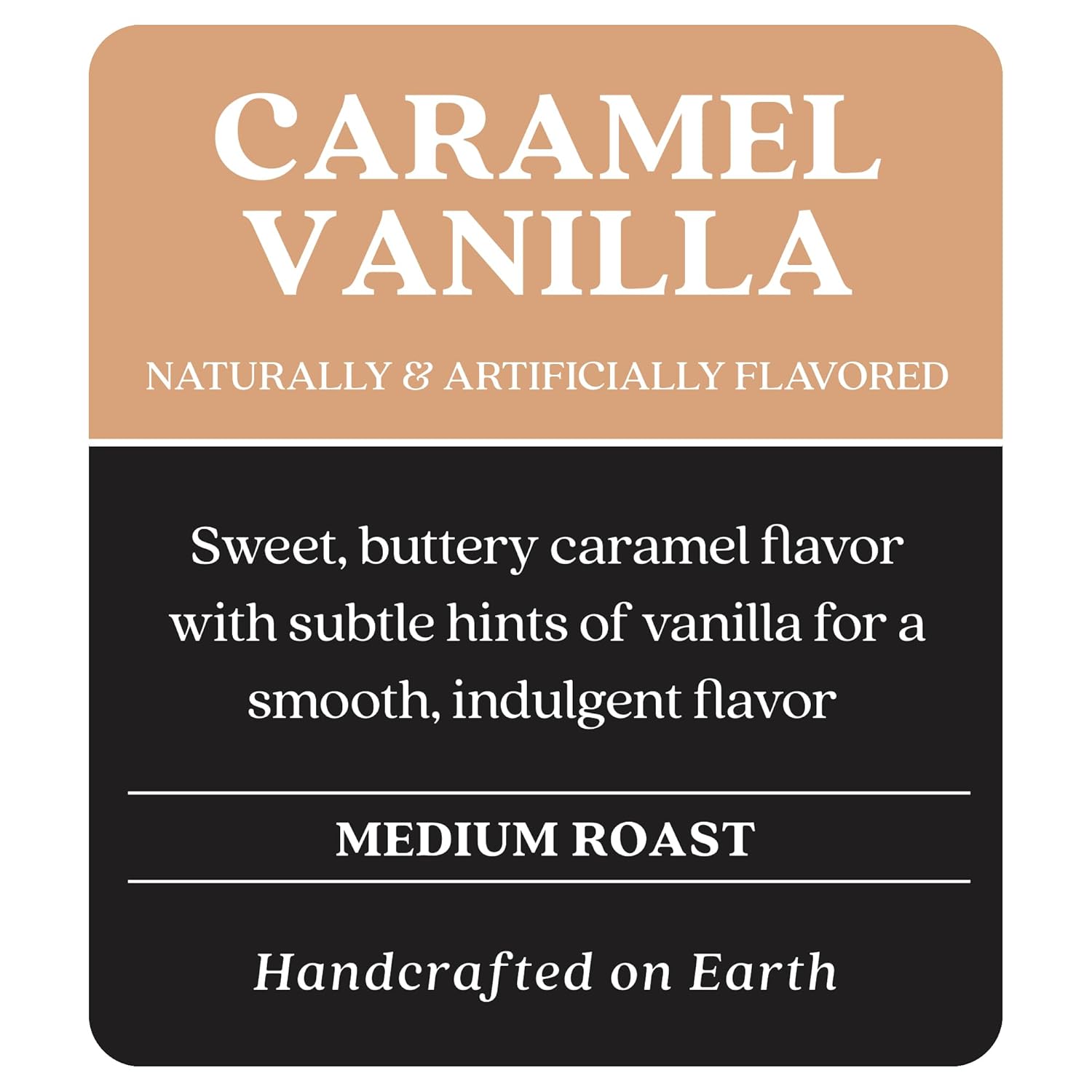 Copper Moon Single Serve Coffee Pods for Keurig K-Cup Brewers, Medium Roast, Caramel Vanilla Blend, 12 Count