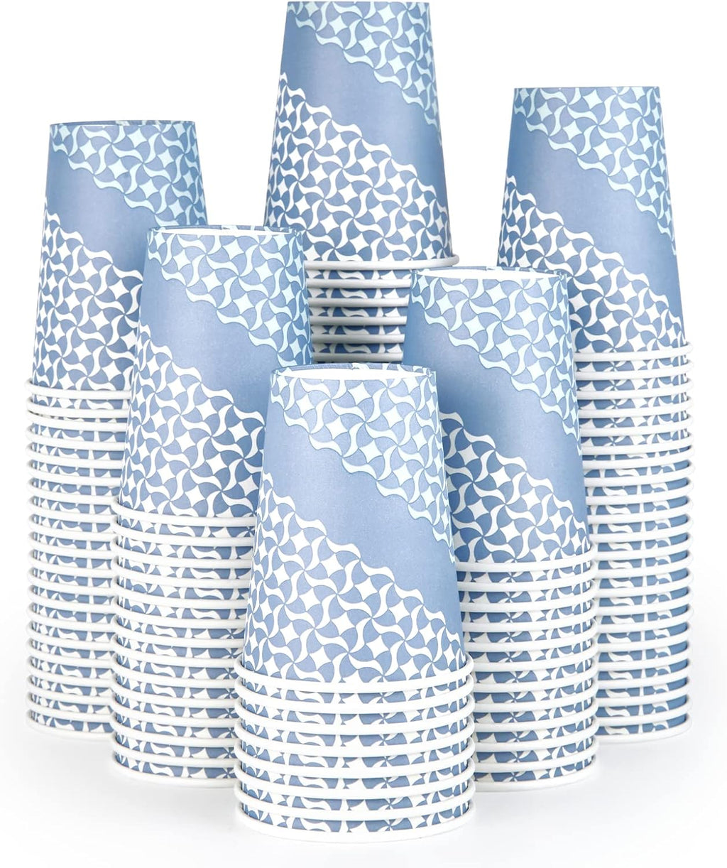 MUCHII Paper Coffee Cups 12 oz, 240 Count Disposable Coffee Paper Cup, Paper Drinking Cups for Hot Beverage