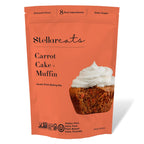 Stellar Eats Grain-Free Carrot Cake & Muffin Baking Mix | Gluten-Free, Dairy-Free, Plant-Based, Paleo-Friendly | Sweetened with Date Sugar | Almond Flour-Based | Makes 1 Loaf or 12 Muffins | 1 Pack