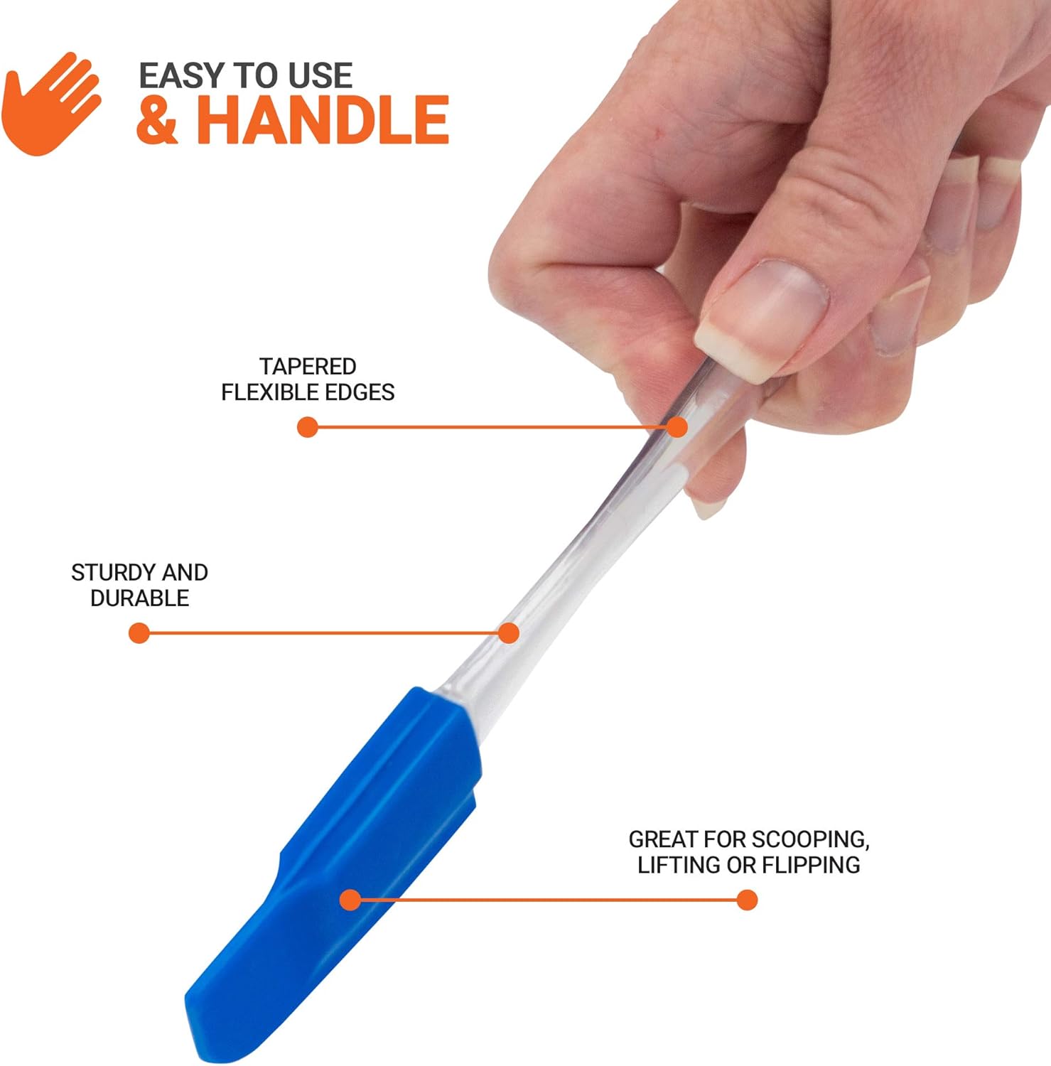 Silicone Spatula Rubber Set of 6 Mini Small Kitchen Baking Non Stick Scraper Sets Cooking Serving Cookies High Heat Resistant Exultimate