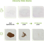 Matace Designer Coffee Bar Mat, Extra Large 17 x 31.5 Inches, Rubber Backing, Absorbent Coffee Maker Mats for Dish Drying, Kitchen Countertop, Heat Resistant, Solid White