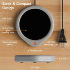 Coffee Mug Warmer, Cup Warmer for Desk with Auto Shut Off, Electric Beverage Tea Water Milk Warmer with Smart Temperature Settings, Heating Plate Candle Wax Warmer