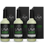(3 Pack) LAVA Premium Spicy Moscow Mule Mix by LAVA Craft Cocktail Co., Made with Ginger Beer, Key Lime Juice, Real Ginger Puree, No Artificial Sweeteners, Ready to Use, 1-Liter (33.8oz) Glass Bottle