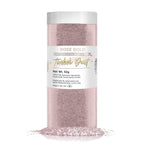 BAKELL Rose Gold Edible Glitter, 50 Grams | TINKER DUST Edible Glitter | KOSHER Certified | 100% Edible Glitter | Cakes, Cupcakes, Cake Pops, Drinks, Dessert Vegan Glitter & Dusts (50g, Rose Gold)