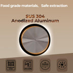 Coffee Tamper 58.35mm, Spring Loaded Espresso Tamper with 25lb/30lb/35lb Calibrated Springs, Sound Feedback & Ripple Base for Even Extraction, Espresso Accessories