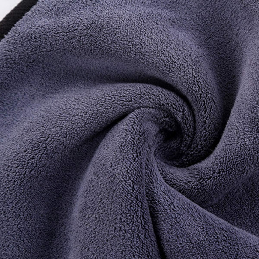Large Microfiber Drying Towel for Car, Great Thick Soft Plush Towels, 36 x 24inches 800GSM Thickness, Quality, Washable, Absorbency No Scratch Lint Free Drying Towel (36 x 24inches,Grey-Green,1pack)