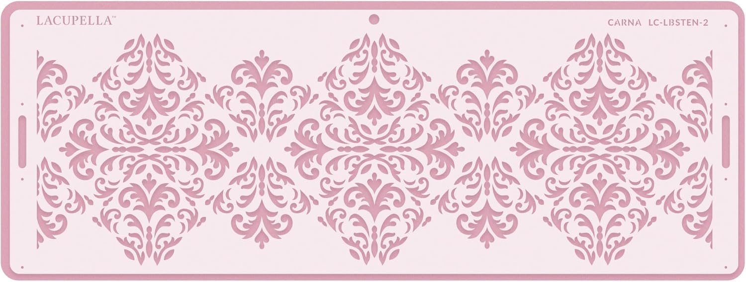 Long Border Cake Stencil, 4" x 12.75" (CARNA)