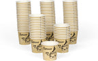 Smygoods Disposable Coffee Cups, To Go Paper Hot Cups, Classic Design (4 OZ, 100 Count) For Hot Beverages, Coffee, Tea, Espresso, Cocoa - Vasos Para Cafe