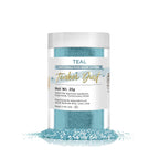 BAKELL Teal Edible Glitter, 25 Grams | TINKER DUST Edible Glitter | KOSHER Certified | 100% Edible Glitter | Cakes, Cupcakes, Cake Pops, Drinks, Dessert Vegan Glitter & Dusts (25g, Teal)