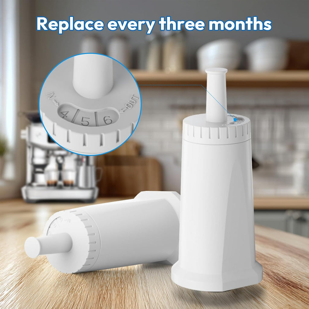 Water Filters for Breville Espresso Machine – Compatible with Barista Touch BES880, Barista Pro BES878, Oracle Touch BES990, Oracle BES980, Dual Boiler BES920, Bambino, ClaroSwiss, Replacement
