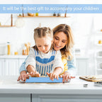 Rolling Pin Dough Roller for Baking with Thickened Non Stick Silicone Metal Handle Rolling Pin Stainless steel Fondant Roller Pin Cookie Pastry Kitchen Accessories 13.8 X 1.5 Inches