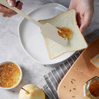 2-Pack Vovoly Silicone Jar Spatulas, Small Seamless Design Rubber Scraper with Stainless Steel Core, Heat Resistant and Non-Stick Mini Spatula for Jars and Blenders, BPA Free,11 IN, Khaki