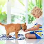 Blue Peacocks Birds Coffee Bar Mat, Rubber Backing, Dish Drying Mat for Kitchen Counter, Absorbent Coffee Maker Mats for Countertop, Heat Resistant, Coffee Flavor Menu,15.7"x11.8 " Small