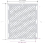 Large Cake and Baking Decorating Stencil (Christa)