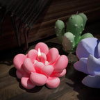 16 Pack Flower Succulent Candle Mold Resin Casting Silicone Molds for Home Decor & Candle Making Wave Spiral Mold