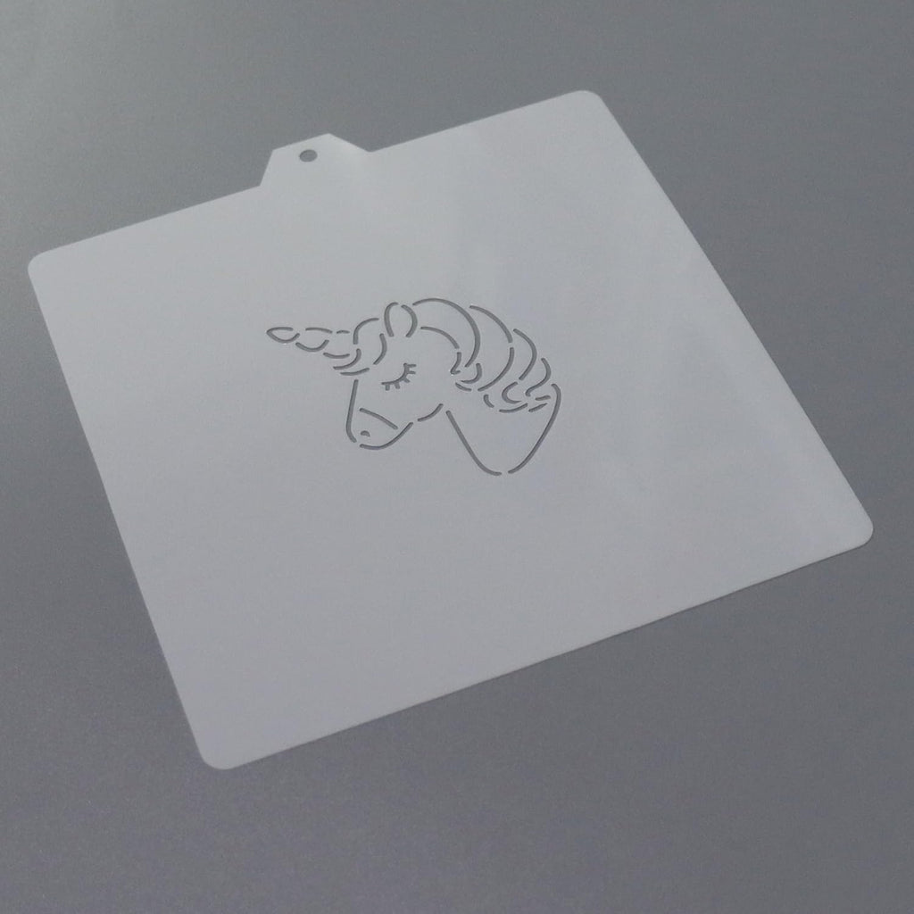 Cookie cutter and stencil set Baking stencils and cutters bundle DIY bakery decorating kit Cookie cutter with stencils Icing stencil Unicorn PYO Stencil paint your own cookies (Unicorn)