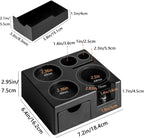 Espresso Tamper Station,Tamping Station Plastic Coffee Tamper Stand, Portafilter Holder for 51mm54mm58mm Espresso Machine Accessories