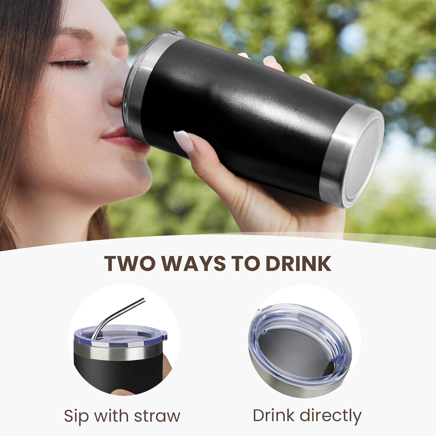 MEWAY 20oz Tumbler 12 Pack Double Wall Vacuum Insulated Travel Mug Bulk, Stainless Steel Tumblers with Lid and Straw, Powder Coated Coffee Cups for Cold & Hot Drinks (Red, Set of 12)