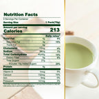 OKTEA Bubble Pearl Matcha Milk Tea Kit - 100% Japanese Tea, New Zealand Milk, Preservative-Free Tapioca, Serve Hot or Iced - Single Box of 5 Servings