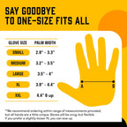 Hey Grill Hey Pitmaster Gloves | BBQ Gloves | Heat Protection up to 500°F or 260°C | High Temp Resistance | Fireproof Glove for Grilling Smoking Barbecue | Washable Mitts | Waterproof | Size - XL